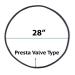 AR-PRO Bicycle Tubes Race 28 700x23-25C Presta Valve Bundle (6 Tubes, 2 Tire Levers) - 700x20-25C 60mm - Buy Online on GoSupps.com