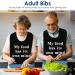 Washable Reusable Adult Bib for Elderly | Funny Waterproof Clothing Protector with Food Crumb Catcher | Personalized Senior Bib for Men & Women - Buy Online on GoSupps.com