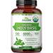 Zazzee USDA Organic Holy Basil 10:1 Extract 6000 mg Strength 120 Vegan Capsules Concentrated and Standardized 10X Tulsi Extract Ursolic Acid 100% Certified Organic Non-GMO