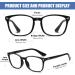 Duco TR90 Blue Light Blocking Glasses for Kids | Anti-Glare Gaming Glasses for Boys & Girls (Ages 5-10) - K028 Black - Buy Online on GoSupps.com