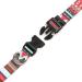 Buy Mercano Dog Collar - Soft Nylon Comfort & Stylish Pattern for Small & Medium Dogs - M Stem Red - Buy Online on GoSupps.com