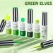 Morovan Gel Liner Nail Polish Set - 6 Colors Painted Gel Nail Polish Kit for Manicure - Green Gel Liner Nail Art Polish Set for Home and Salon - All Season Nail Art Kit - Buy Online on GoSupps.com