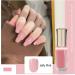Pink Nail Polish Nude Pink Nail Varnish Chip Resistant Clear Jelly Pink Nail Varnish Quick Dry Pink Gel Polish Water Based Translucent Nail Polish for DIY Manicure Art at Home - Buy Online on GoSupps.com
