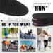 Height Increasing Insoles - 2 Pairs Air Cushion Shoe Pads for Men & Women | Black Heel Inserts - Buy Online on GoSupps.com