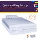 Sensory Bed Sheet for Kids Twin Size - Compression Alternative to Weighted Blankets - Increase Calm and Comfort - Breathable & Stretchy Adjustable - Gray Twin - Buy Online on GoSupps.com