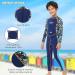 Kids 2.5mm Neoprene Wetsuit for Boys and Girls | Full Diving Suit with UV Protection | Back Zip | Ideal for Snorkeling, Surfing, Kayaking | Full-CornflowerBlue | Age 5-6 - Buy Online on GoSupps.com