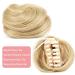 2pcs Mini Claw Clip Cat Ears Messy Space Bun Hair Pieces - Light Golden Blonde - Buy Online on GoSupps.com