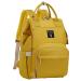 Pomelo Best Baby diaper backpack macaron diaper bag backpack with waterproof diaperial pad large capacity travel bag for on the way yellow