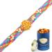 Ghasitaram Gifts Rakhi for Brother Rakhis Online - RM594 - Blue Thread Bracelet Rakhi with 100 GMS of Dryfruits Mix Can