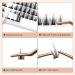 D Curl Cluster Lashes Kit - 14 Pairs / 196 PCS DIY Eyelash Extension Segments (Devil 02-D) - Buy Online on GoSupps.com