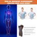 COLORCASA 2 Pairs Tourmaline & Mugwort Self-Heating Knee Sleeves - Wormwood Acupressure Pads for Men and Women (2XL, Black+Orange) - Buy Online on GoSupps.com