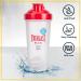 Everlast FIT 600ML Shaker Bottle - Leak Proof - Shaker Bottle with Spiral Whisk Blender Ball BPA/DEHP-Free Easy to Clean Perfect for Mixing Protein shakes. (RED) - Buy Online on GoSupps.com