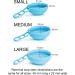 MOONTHLIES Reusable Menstrual Disc Combo Set | Small & Medium Blue | Eco-Friendly Alternative to Menstrual Cups | Period Disc with Removal Loop Stem | Ideal for Light to Heavy Flows - Buy Online on GoSupps.com