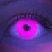 Colored UV Contact Lenses - Pink Black Light Glow Annual Lenses for Halloween Mardi Gras Carnival | Top Quality Neon Color with Containers - Buy Online on GoSupps.com