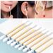 600 Pcs Biodegradable Bamboo Cotton Swabs for Ear & Makeup Cleaning - Buy Online on GoSupps.com