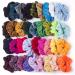Hcimooy Hair Ties Velvet Elastic Hair Bands Hair Ties Ropes Scrunchie for Women Girls (36Pcs)