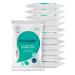 DYMACARE Antibacterial No Rinse Shampoo Cap | Rinse Free Shower Cap That Shampoos & Conditions | PH Balanced Waterless Hair Wash | 12 Caps