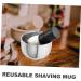 Anneome Bartbrush Bowl - Aluminum Razor Cup for Household Shaving | Rustproof & Reusable Tool - Buy Online on GoSupps.com