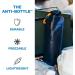 Vapur Solid Flexible Water Bottle with Carabiner - 1L (33 oz) Night Blue - Buy Online on GoSupps.com