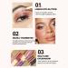 Shop 3 Colors Waterproof Crystal Liquid Glitter Eyeshadow Kit | Sparkling Eye Makeup & Highlights (04+05+07) - International Shipping Available - Buy Online on GoSupps.com