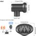 Gray Diffuser & Adaptor for Dyson Airwrap Styler - Convert Curling Styler to Hair Dryer - Buy Online on GoSupps.com