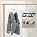 Japanese Exfoliating Towel Extra Long Exfoliating Washcloth Exfoliating Body Scrubber for Men Women Exfoliation Body Scrubbing Brush Loofah Exfoliator 1 Pcs (3D Black Grid/1PCS) - Buy Online on GoSupps.com
