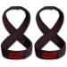SERIOUS STEEL FITNESS Figure 8 Straps | Deadlift Straps | Heavy Duty Lifting Straps | Strongman Axle Straps - 3 Sizes Black (80 CM - Axle Bars)