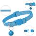 Neuwehe Cat Dishes with Leash - Durable Cat Tableware Set & Adjustable Reflective Harness for Medium Kittens (S Blue) - Buy Online on GoSupps.com