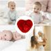Fluffys Powder Puff - 8 Cm Portable Ultra Soft Plush Baby Powder Puff Infantsss Body Puff with Cute Bowknot - Body Talcum Powder Puff and Container | for Foundation Cream Loose Powder Red - Buy Online on GoSupps.com