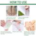 10PCS Green Tea Foot Pads with Bamboo Vinegar and Ginger - Soothing Deep Cleansing Foot Patches for Day and Night - Buy Online on GoSupps.com