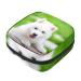 Women's napkins-storey pocket cute Siberian Huskywelpe plays in the park menstrual cup portable women's bandages storage bags female menstruation first period pocket