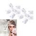 100 pieces of disposable shower cap  waterproof shower cap  elastic shower cap  multi-purpose hair cap  travel hot spring hair salon  home hotel use (transparent)