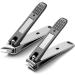 Feryes Nail Clipper Set 2 Stainless Steel Nail Clippers for Toenails & Fingernails Curved & Beveled Blades 3.14 Inch Taupe - Buy Online on GoSupps.com