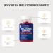 Atah Melatonin Gummies 10mg for Adults | Blueberry Flavor Sleep Support Gummies Melatonin Supplements Non-GMO Gluten Free Non-Habit Forming 60 Gummies - Buy Online on GoSupps.com