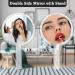 Queekay Double-Sided Handheld Mirror with Stand - 1X/10X Magnification, Clear Adjustable Round Makeup Mirror for Women - Ideal for Home and Travel - Buy Online on GoSupps.com