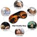 Africa Elephant Sunset Landscape Sleep Mask - Adjustable Strap, Blocks Light for Night Travel - Men Women Blindfold for Sleeping - Buy Online on GoSupps.com