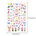 12 Sheets Butterfly Nail Art Stickers - Self-Adhesive Flower Pattern Decals for Women & Girls | Colorful, Mixed Design Manicure Decorations - Buy Online on GoSupps.com