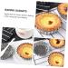 OUNONA 40 Pcs Egg Tart Mold Reusable Baking Molds Mini Pie Mini Chocolates Cheese Cake Molds Metal Muffin Tin Practical Fudge Molds Cake Mould Aluminum Alloy Stainless Steel Chrysanthemum 7X1.8CMx2pcs Silverx2pcs - Buy Online on GoSupps.com