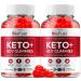 (2 Pack) Bio Fuel Keto ACV Gummies - Advanced Formula BioFuel Keto Plus ACV Gummies Apple Cider Vinegar Bio Fuel ACV Weight Management Gummies Dietary Supplement Reviews Men Women (120 Gummies) 60 Count (Pack of 2)