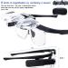 JUOIFIP Rechargeable Headband Magnifying Glasses with Adjustable Lamp - Double Slot Lighted Magnifier for Reading, Jewelry Repair, and Close Work (Up to 4.5X) - Buy Online on GoSupps.com