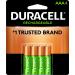 Duracell - Rechargeable AAA Batteries - long lasting all-purpose Triple A battery for household and business - 4 count