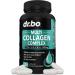Multi Collagen Peptides for Women & Men - Type I II III V & X Multi Collagen for Women & Men Complex Capsules Hydrolyzed Peptides Pills Supplements for Skin Hair & Nails - 120 Protein Capsules