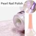 Glitter Pearl Nail Polish Purple Nail Varnish Quick Dry & Long Lasting Chrome Glossy Gel Polish Pearlescent Shell Purple Nail Polish Purple Glitter Gel Nail Polish for Women - Buy Online on GoSupps.com