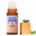SDXJIOGE Organic Castor Oil with Rose Quartz Roller 100% Pure Cold-Pressed Organic Castor Oil Roll On Rose Quartz Hexane-Free Amber Glass Bottle for Skin 1.7oz (1)