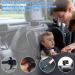 Mulcort Baby Car Mirror 1080P Baby Monitor with Camera and 4.3'' IPS Screen - Night Vision & Wide View Angle for Infants, Kids, Pets - Buy Online on GoSupps.com