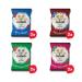 Chika s Rice Crisps Variety Pack - Salt & Vinegar BBQ Sweet Chilli Sour Cream & Onion Healthy Vegan Snack (80g x 8) - 2 of Each Flavour