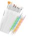 8PCS Nail Art Brush Pens Set - Double Sided Dotting Tools for Perfect Manicure - International Shipping - Buy Online on GoSupps.com