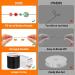 Paxcoo 2 Rolls 0.8mm Elastic Stretchy Bead String Cord for Jewelry Making - Crystal & Black Bracelet String - Buy Online on GoSupps.com