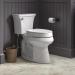 KOHLER Hyten Elevated Quiet-Close Elongated Toilet Seat - White | Comfortable and Stylish Upgrade - Buy Online on GoSupps.com
