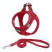 Suredoo dog harness with a line anti -train dishes reflective chest harness for small dogs pets puppies cats (red l) l red red
